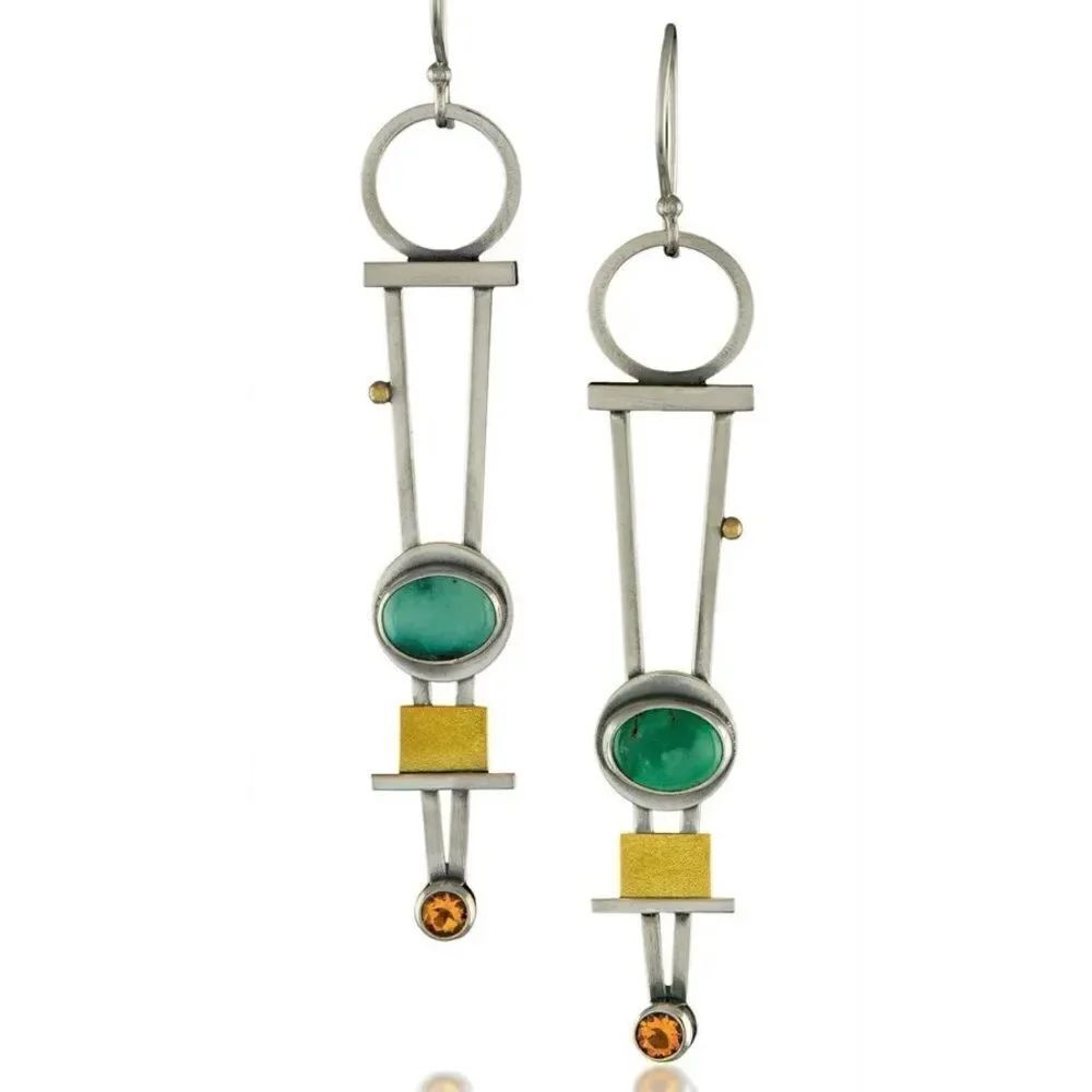 🍀 Unique drop dangle boho vintage earrings 🍀